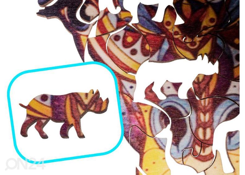 Деревянный пазл Жираф 20х25 см увеличить