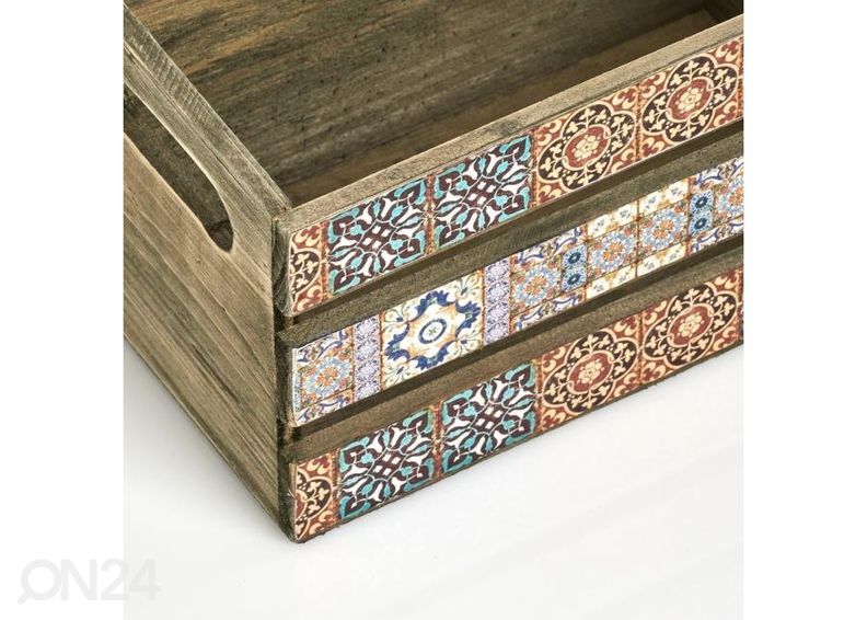 Деревянный ящик для хранения Mosaic увеличить