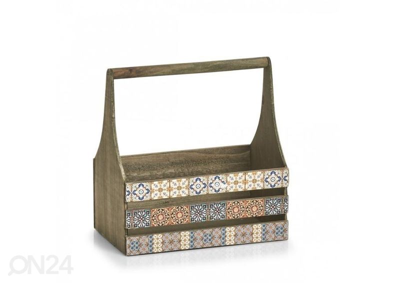 Деревянный ящик с ручкой для хранения Mosaic увеличить