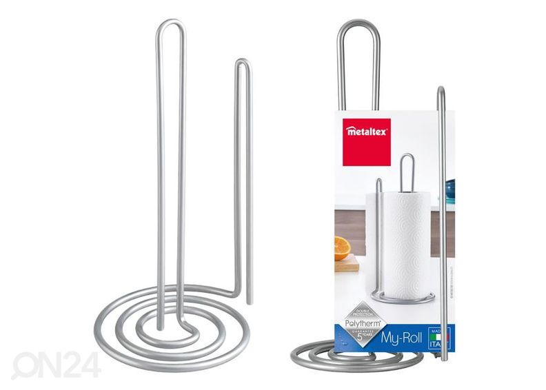 Держатель для бумажного полотенца My-Roll, серебристый увеличить