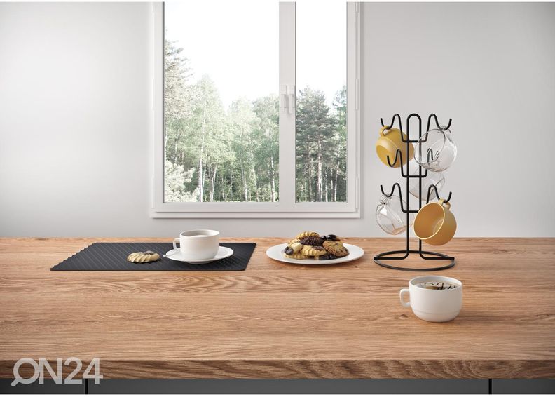 Держатель для кружек Mug-Tree 6, черный увеличить