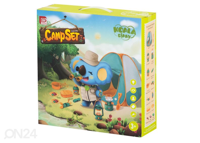 Детская игровая палатка с игрушками увеличить