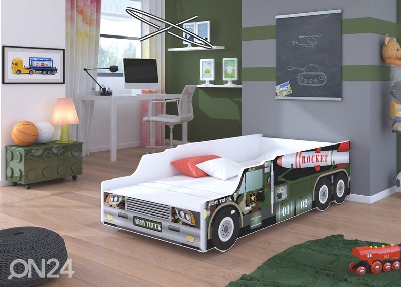 Детская кровать Грузовик 70x140 cm увеличить