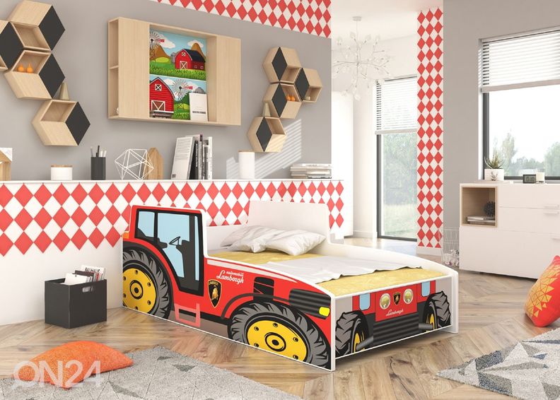 Детская кровать Трактор 70x140 cm увеличить