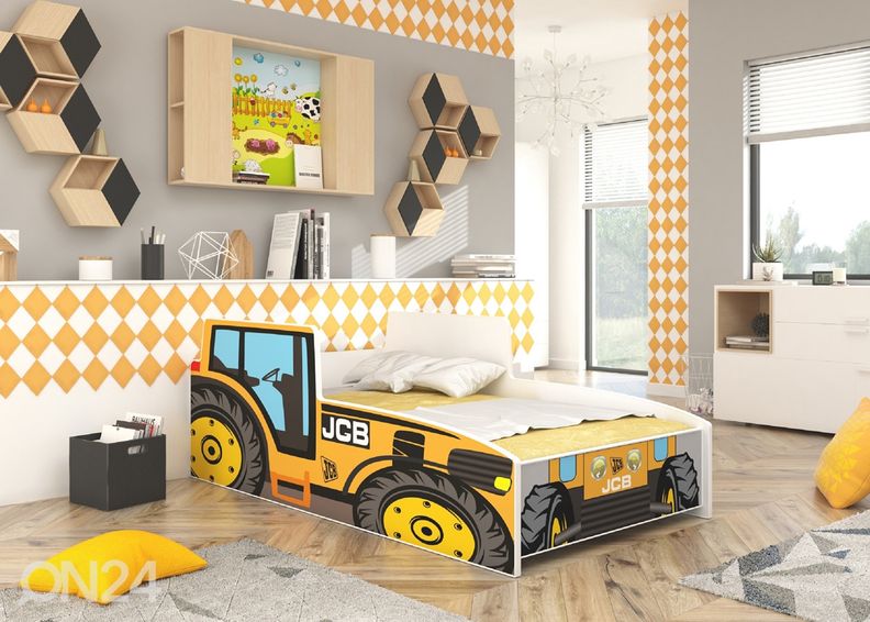 Детская кровать Трактор 70x140 cm увеличить