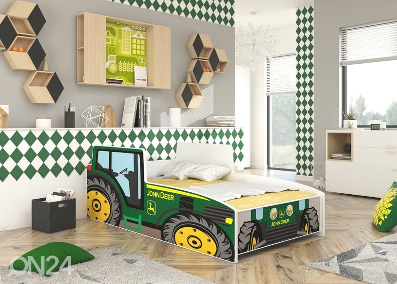 Детская кровать Трактор 70x140 cm увеличить