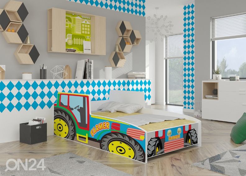 Детская кровать Трактор 70x140 cm увеличить