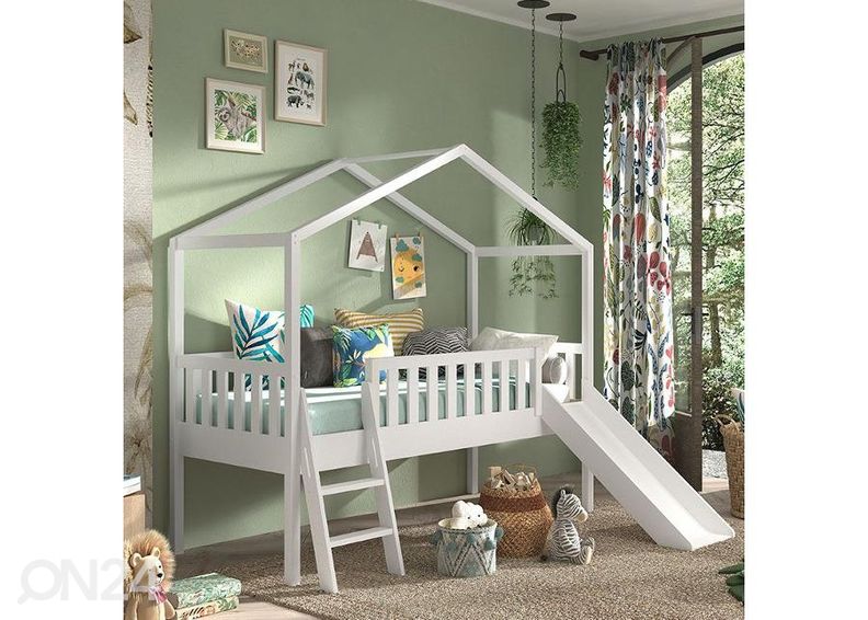 Детская кровать Dallas 90x200 cm + горка увеличить