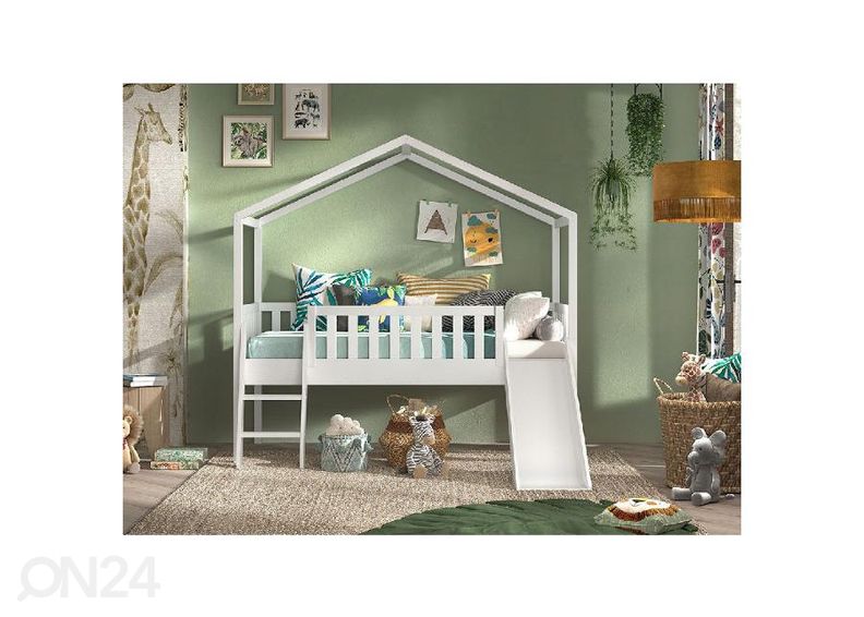 Детская кровать Dallas 90x200 cm + горка увеличить