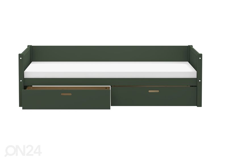 Детская кровать THUKA Viggo с ящиками, зеленая увеличить