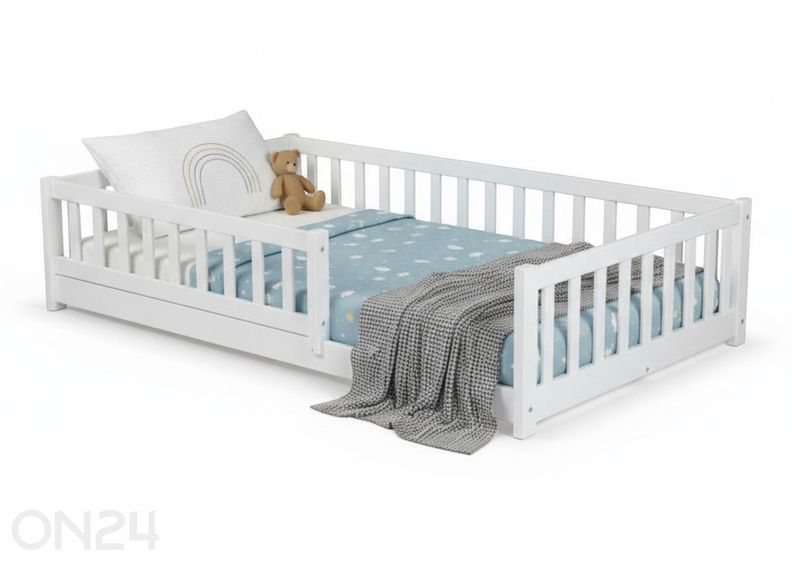 Детская напольная кровать с защитными бортиками Rose 120x200 см увеличить