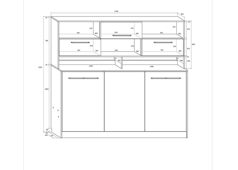 Детская откидная кровать-шкаф 90x200 cm увеличить