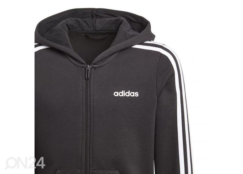 Детская толстовка Adidas YG Essentials 3S Full Zip Hoodie увеличить