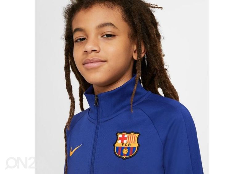 Детская толстовка Nike FC Barcelona Anthem Soccer Jacket увеличить