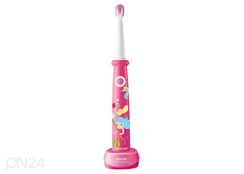 Детская электрическая ультразвуковая зубная щетка Sencor SOC0911RS увеличить