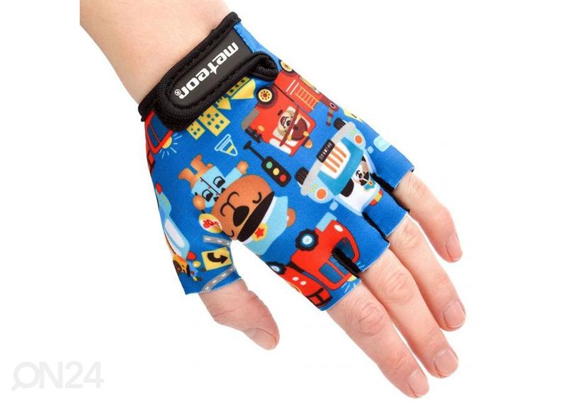 Детские велосипедные перчатки Meteor Safe City Junior увеличить