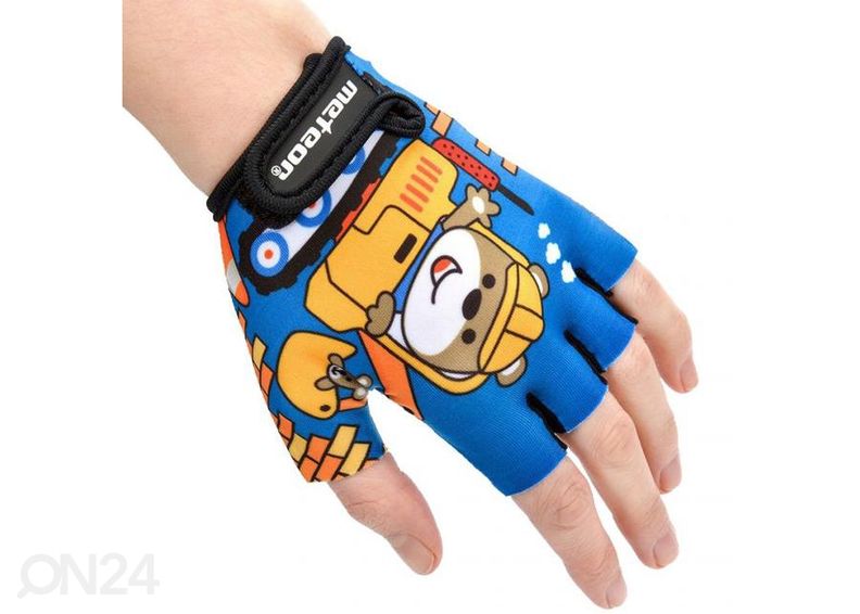 Детские велосипедные перчатки Meteor Teddy Builder Junior увеличить