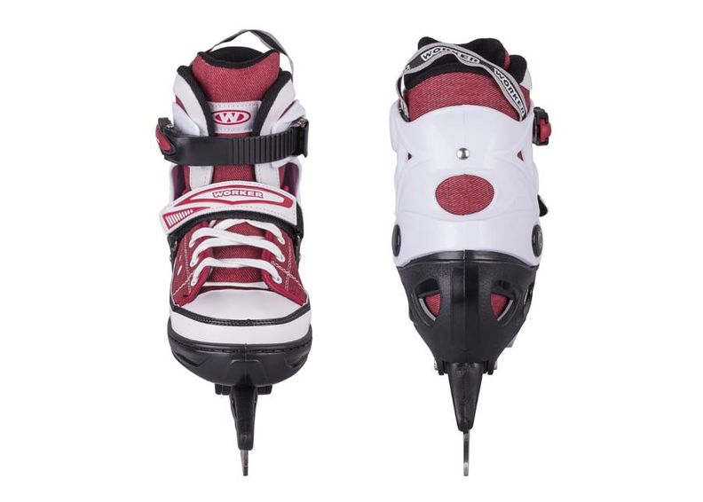 Детские коньки / роликовые коньки регулируемые WORKER Gondo Red увеличить