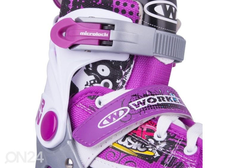 Детские роликовые коньки/ коньки регулируемые 2в1 Aron Worker увеличить