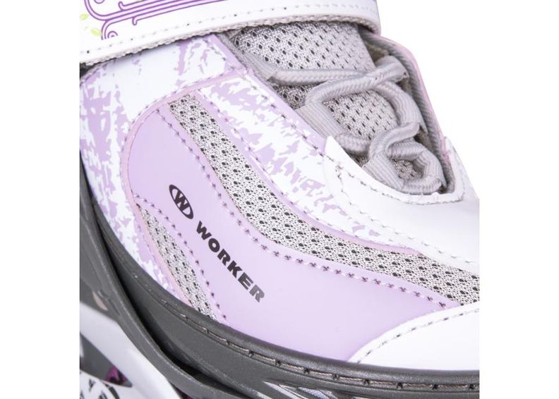 Детские роликовые коньки регулируемые со светодиодами Perleta WORKER увеличить