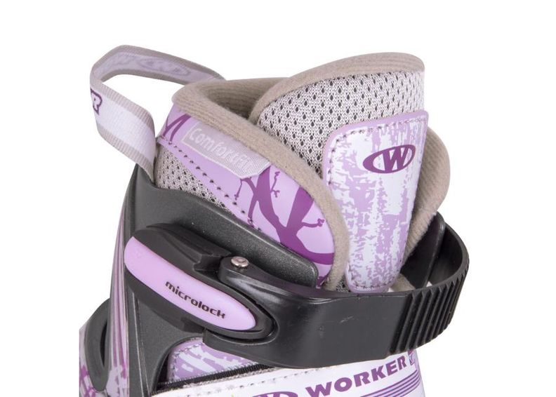 Детские роликовые коньки регулируемые со светодиодами Perleta WORKER увеличить