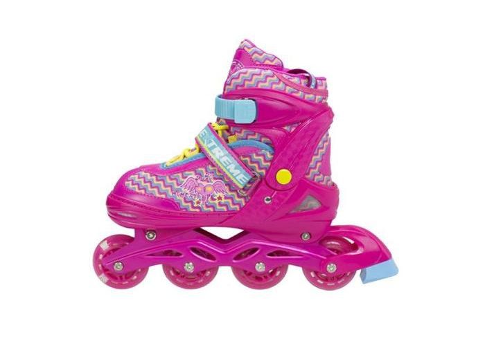 Детские роликовые коньки регулируемые Nils Extreme розовые NJ4613 A 38-41 увеличить