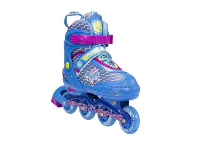 Детские роликовые коньки регулируемые Nils Extreme синие NJ4613 A 34-37 увеличить