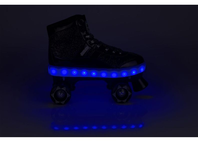 Детские роликовые коньки c блестящим покрытием quad Nijdam увеличить