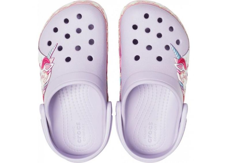 Детские шлепанцы Crocs FunLab Unicorn Band Cg Jr увеличить