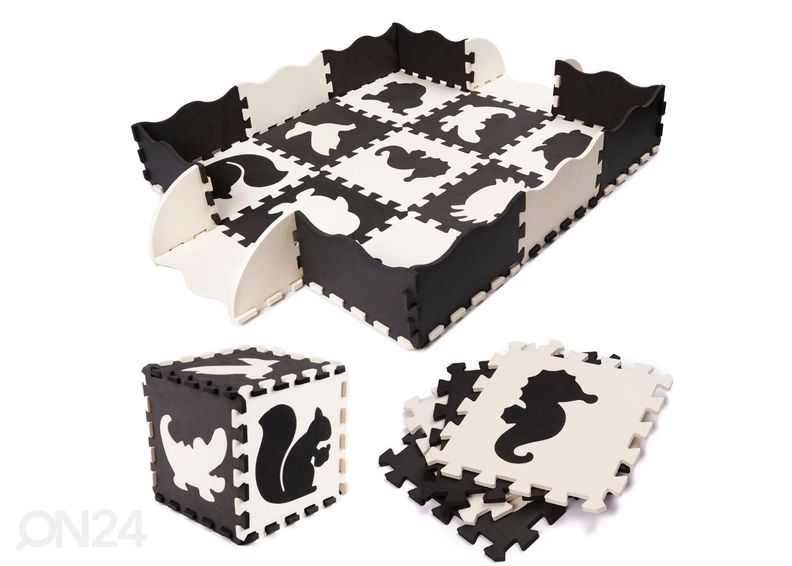 Детский коврик-пазл 25 шт 114x114 см увеличить