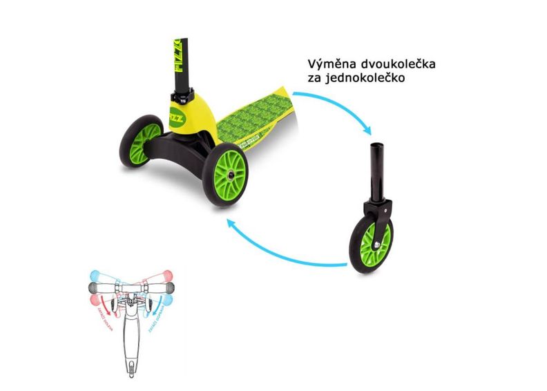 Детский самокат Fizz Flip Mini Evo Multi увеличить