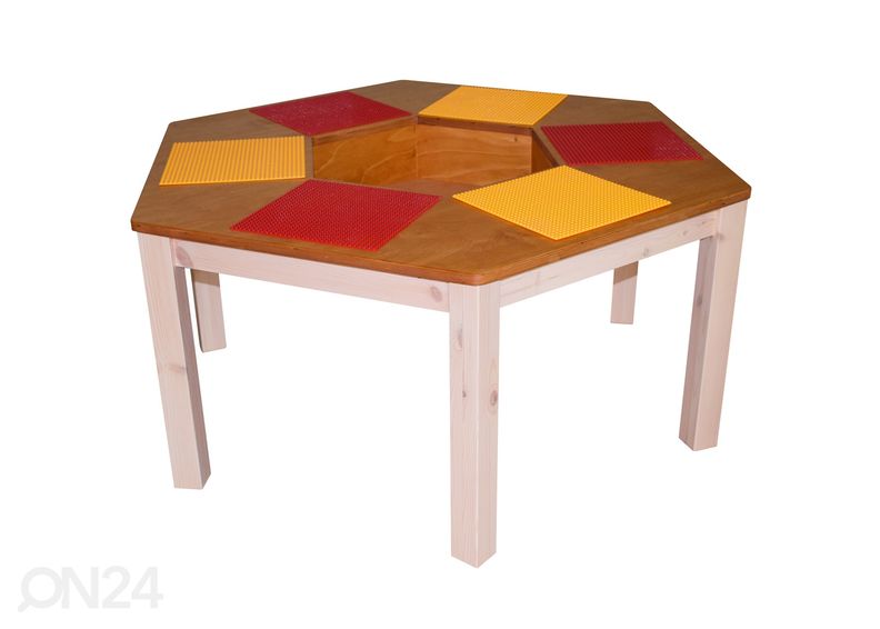 Детский стол для лего Ø 120xh53 cm увеличить