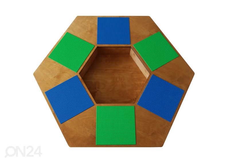 Детский стол для лего Ø 120xh53 cm увеличить