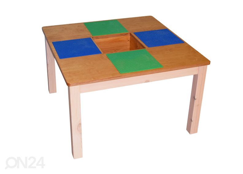 Детский стол для лего 85x85xh53 cm увеличить