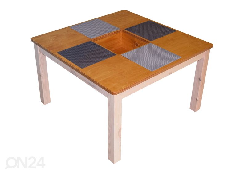 Детский стол для лего 85x85xh63 cm увеличить