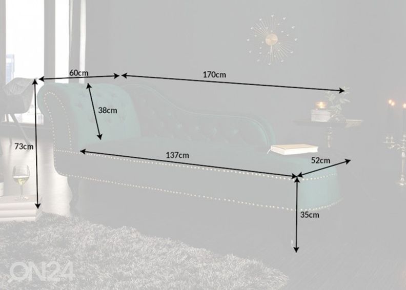 Диван-канапе Chesterfield увеличить