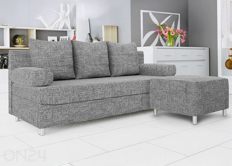 Диван-кровать + пуф увеличить