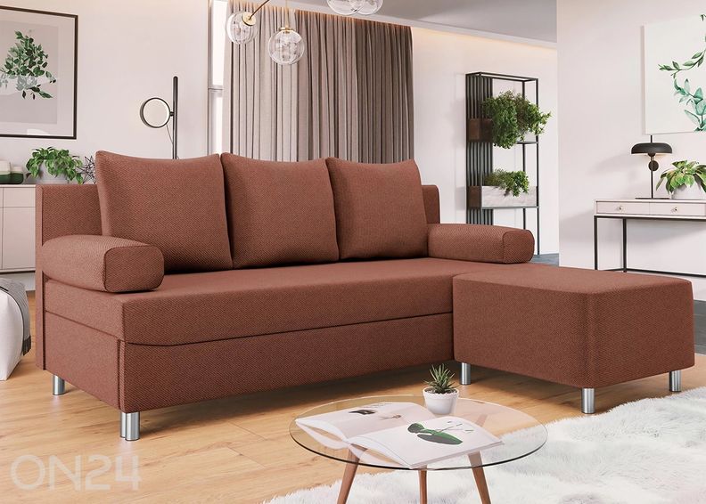 Диван-кровать + пуф увеличить