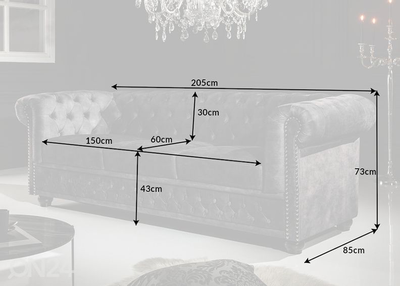 Диван Chesterfield увеличить