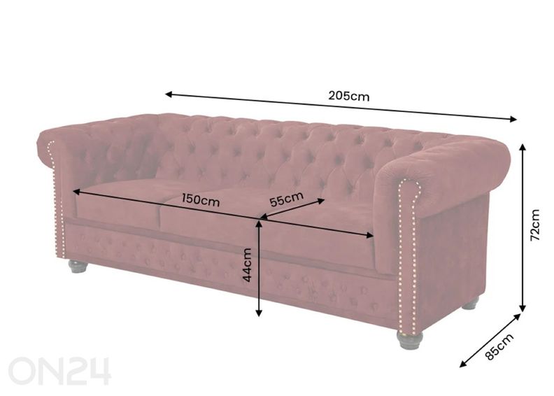 Диван Chesterfield увеличить