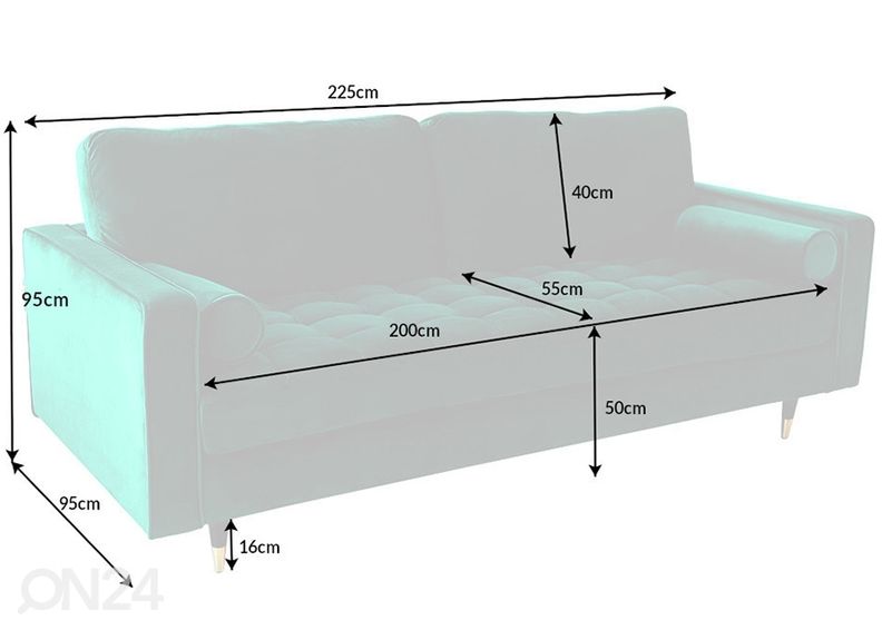 Диван Velvet увеличить