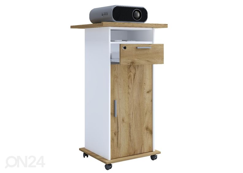 Дискуссионный пульт Melta, белый/медовый дуб увеличить