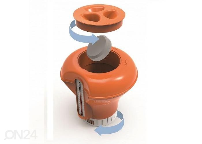 Диспенсер для таблеток хлора с термометром увеличить