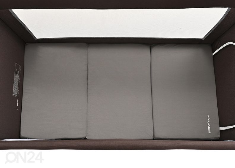 Дорожный матрас Britton Lagom светло-серый, 60x120 см увеличить