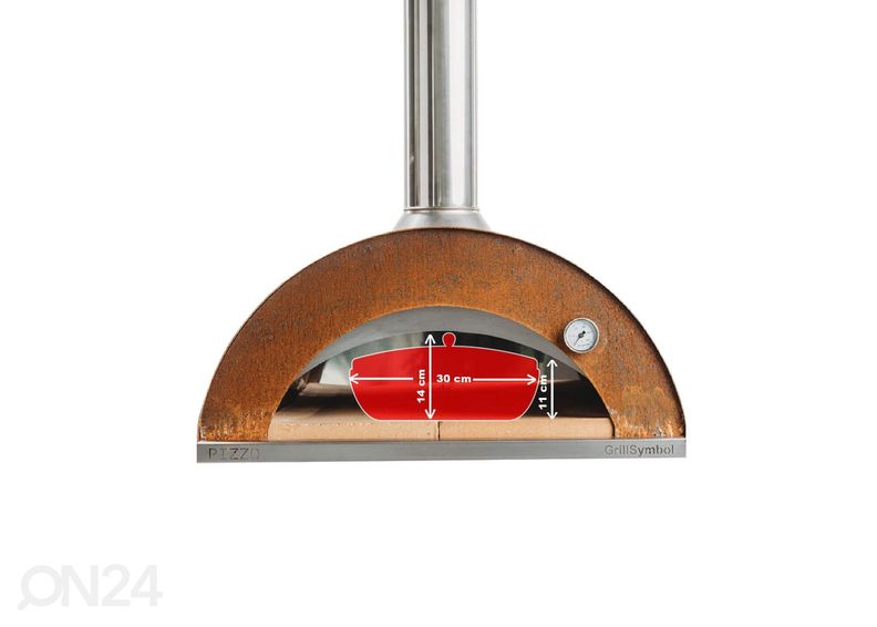 Дровяная печь для пиццы Pizzo увеличить