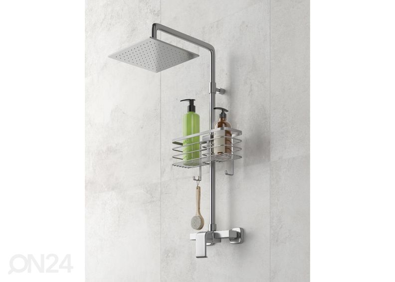 Душевая полка Origin глубокая, 29x11x15 см, серебро увеличить