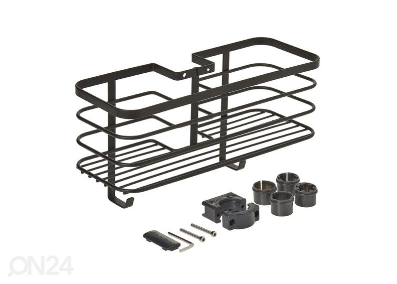 Душевая полка Origin глубокая, 29x11x15 см, чeрный увеличить