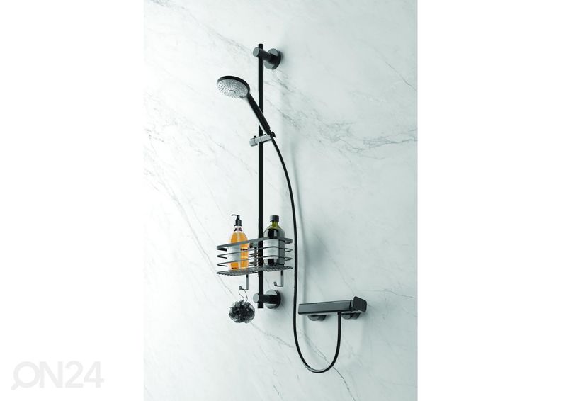 Душевая полка Origin глубокая, 29x11x15 см, чeрный увеличить