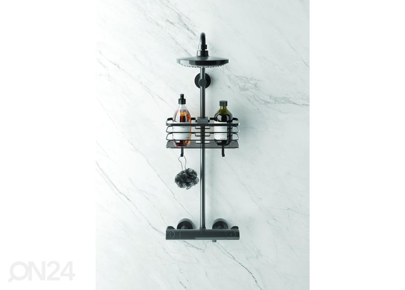 Душевая полка Origin глубокая, 29x11x15 см, чeрный увеличить