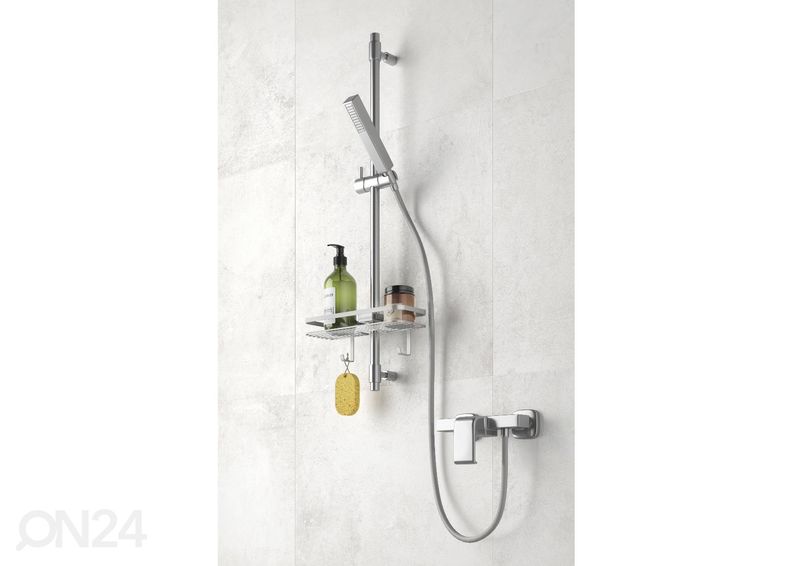 Душевая полка Origin низкая, 29x11x9 см, серебро увеличить